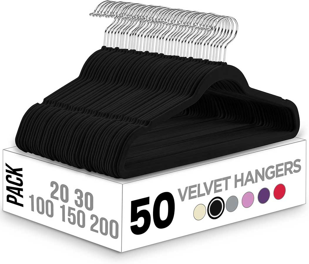 Black Velvet Hangers