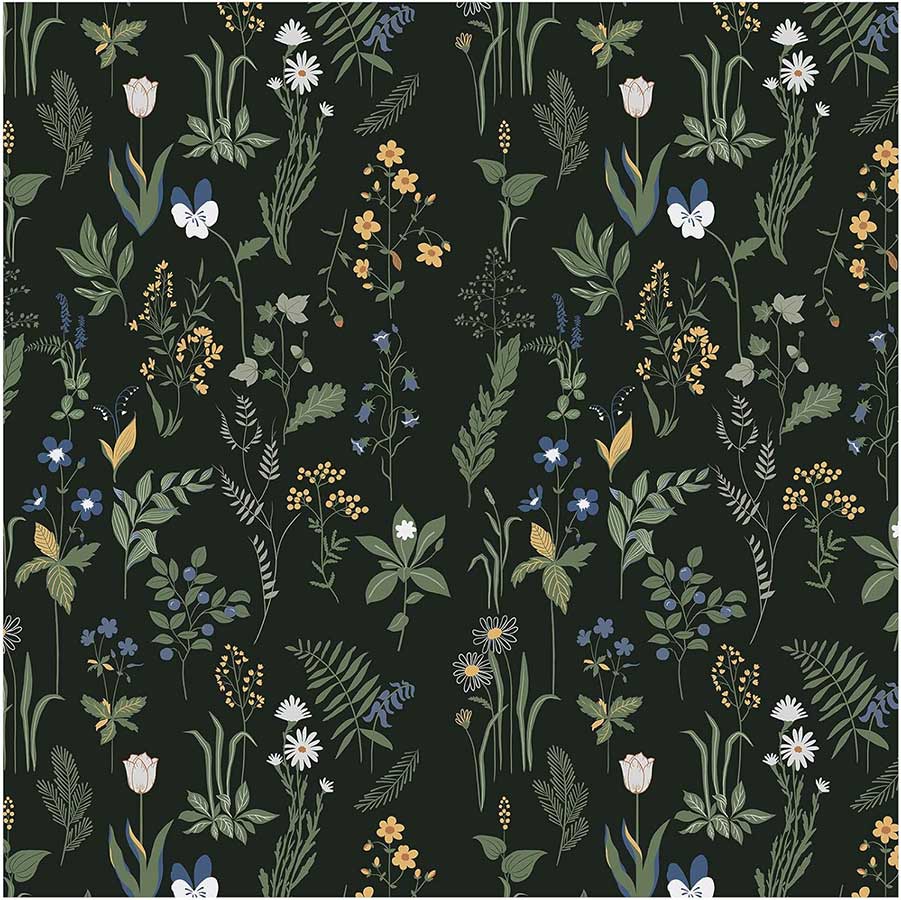 Cismmy Removable Peel and Stick Wallpaper Boho 17.5 x 197 in Floral Wallpaper for Bedroom Bathroom Easy Peel Off Wallpaper Stick on Wallpaper Contact Paper...