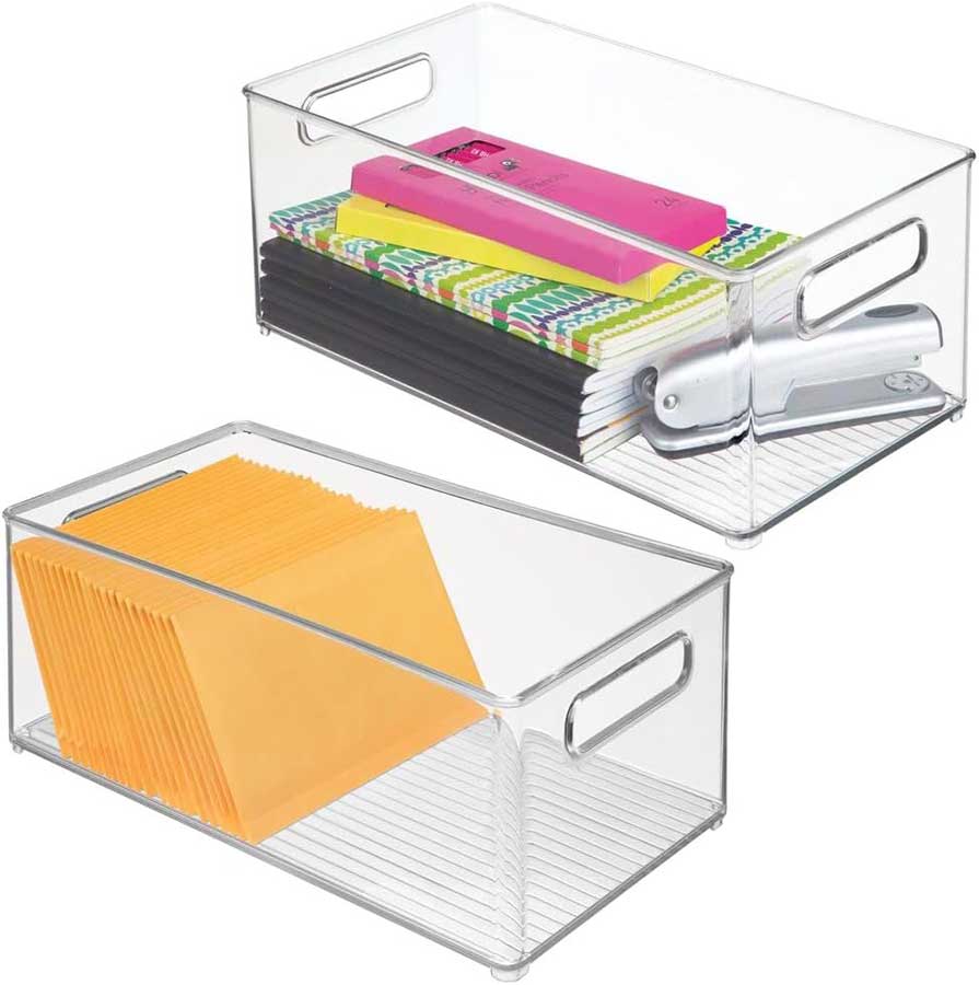 Deep Plastic Storage Organizer