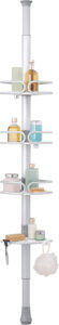 OXO Good Grips Quik-Extend Aluminum Pole Shower Caddy